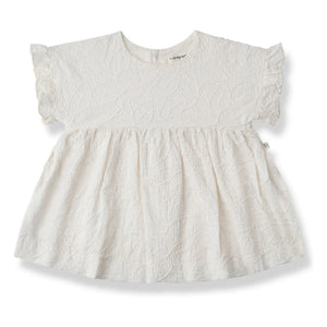 1+ in the family - Vestido bordado Satuna | Blanco