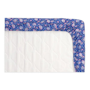 Louise Misha - Sábana ajustable de algodón orgánico Nicole | Azul Oscuro
