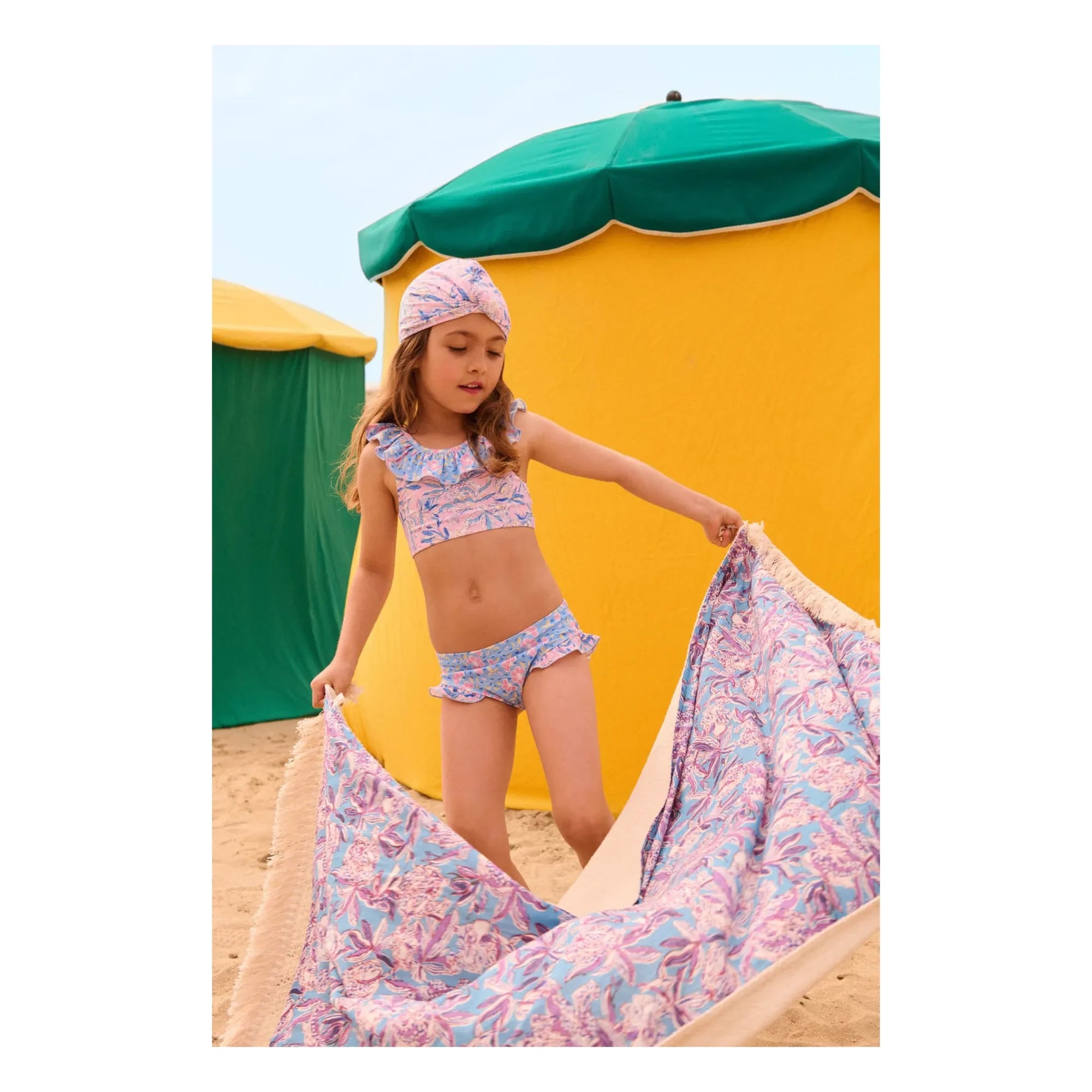 Louise Misha - Fibras recicladas con estampado floral de primavera-mayo | Rosa