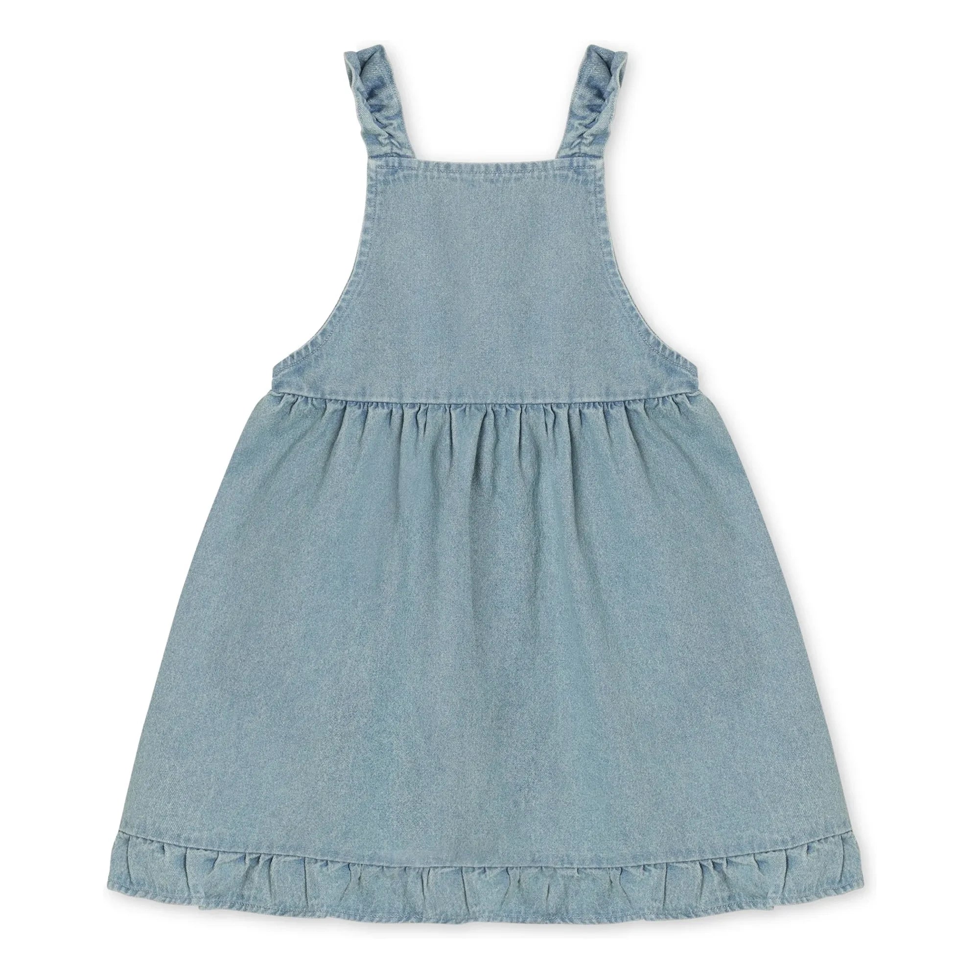 Fliink - Vestido vaquero de peto Don Denim | Azul claro