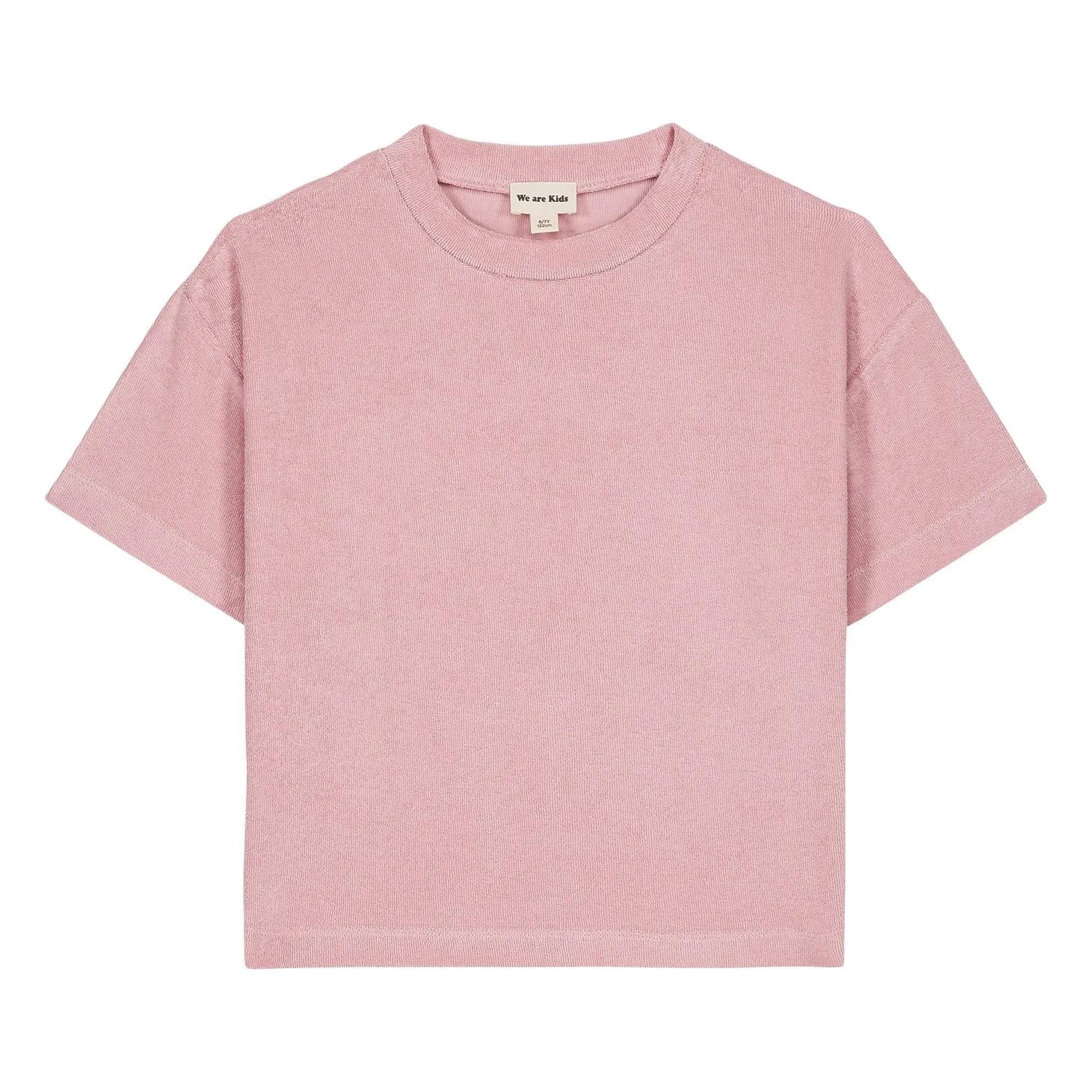 We Are Kids - Camiseta de toalla de algodón orgánico Jordan | Rosa suave