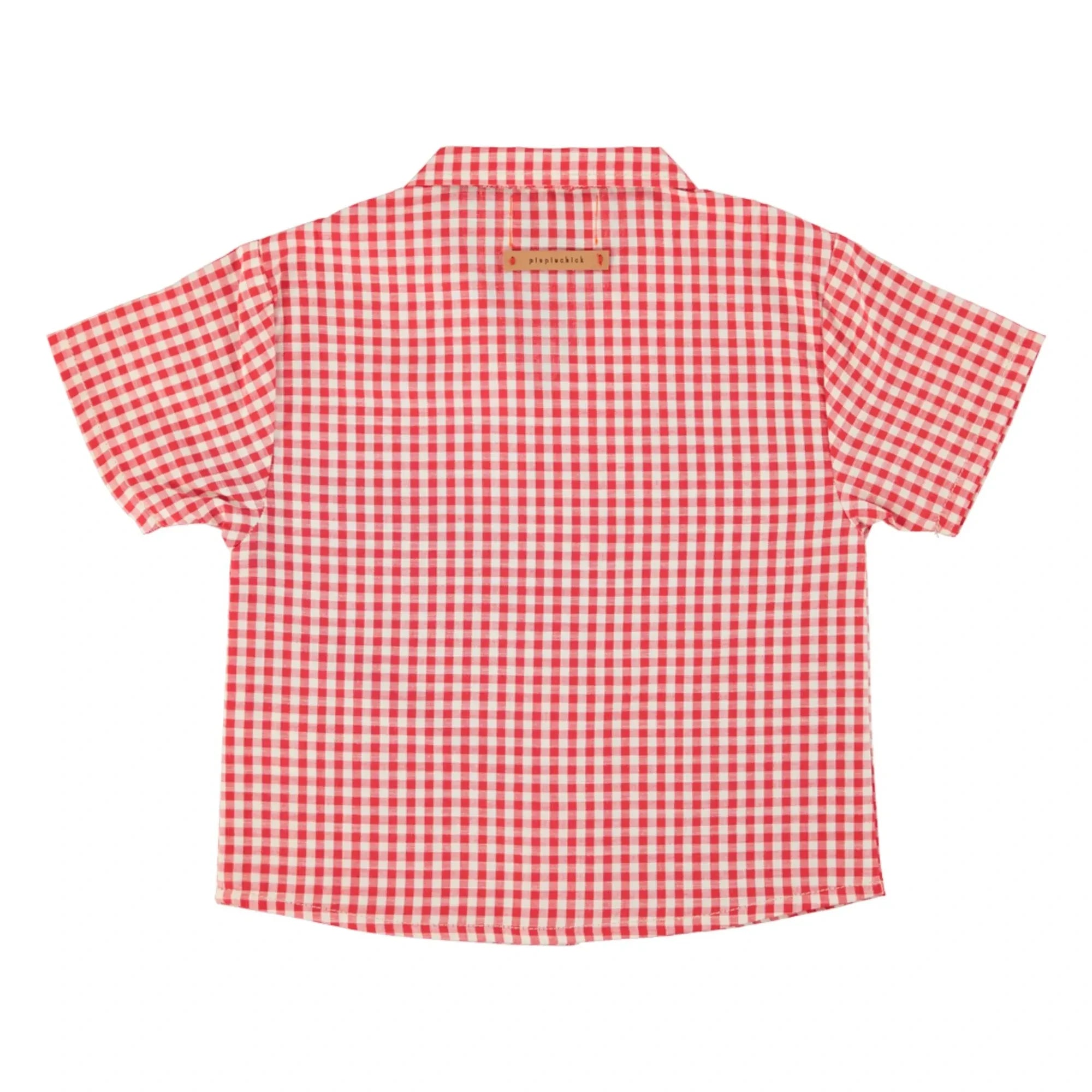 Piupiuchick - Camisa de cuadros de algodón orgánico | Rojo
