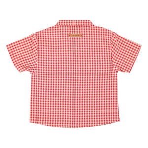 Piupiuchick - Camisa de cuadros de algodón orgánico | Rojo