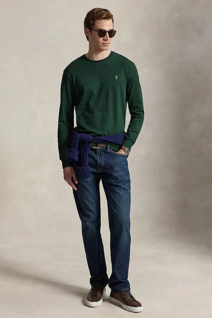 Blusa de manga larga de algodón para hombre Polo Ralph Lauren