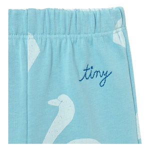 Tinycottons - Jogger Swans Algodón Orgánico | Azul claro