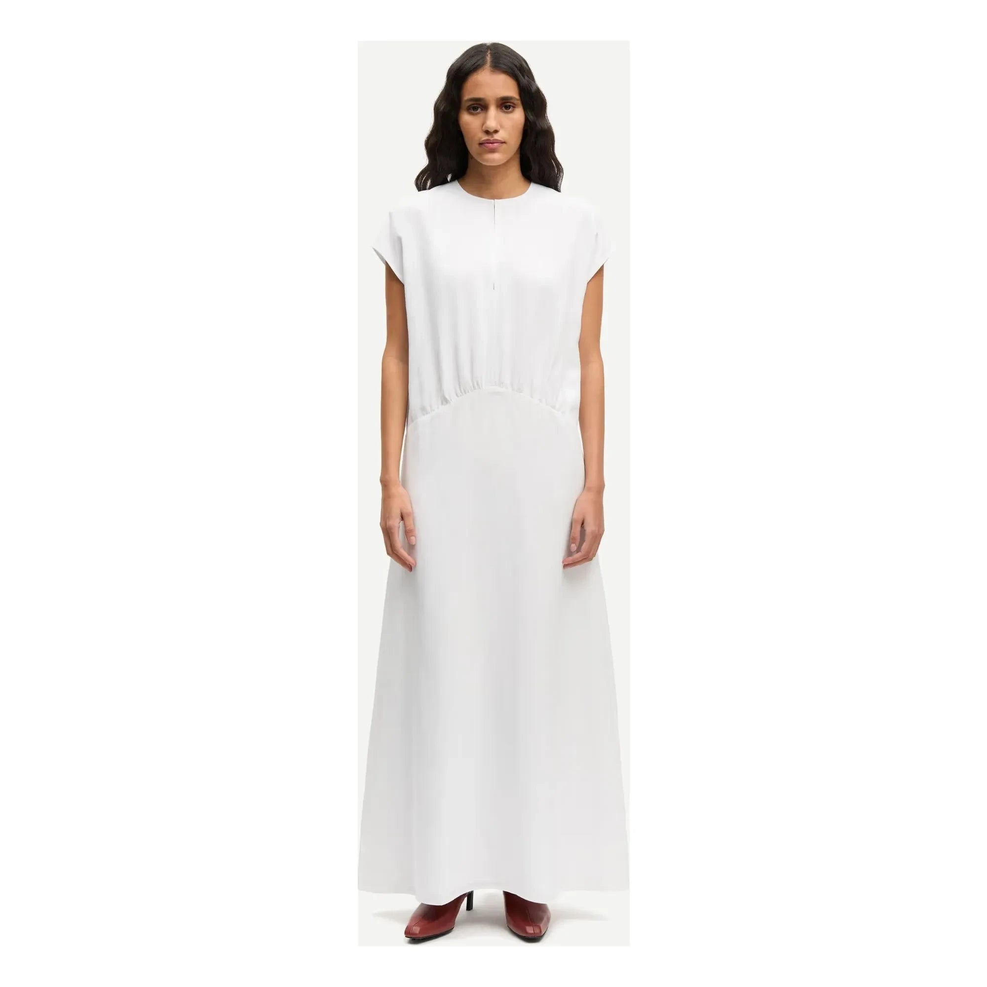 Samsoe Samsoe - Vestido de lino Sadaphne | Blanco
