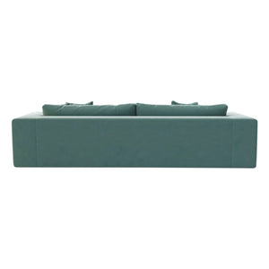 Panac Edition - Sofá de 4 plazas Bellechasse, algodón y lino - 275 cm | Gris