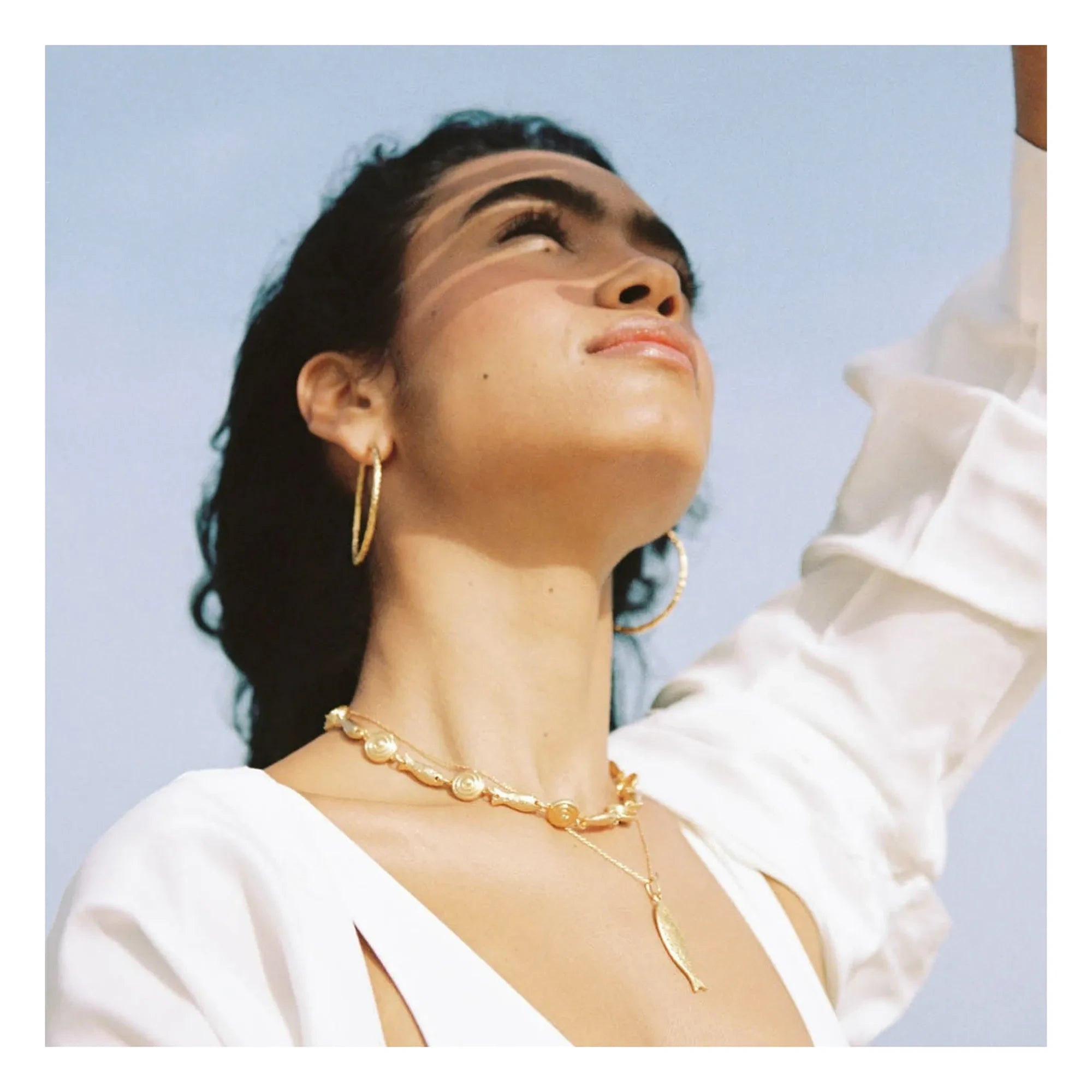 Alhaja - Collar de pescado | Oro