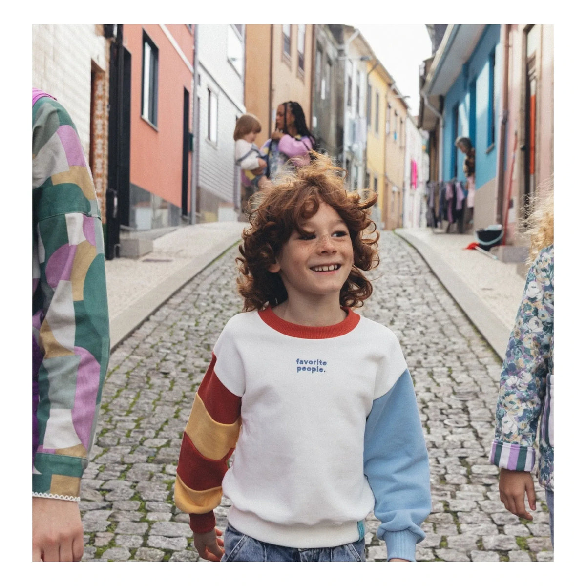 Favorite People - Sudadera de algodón orgánico Arka Bahçe | Blanco