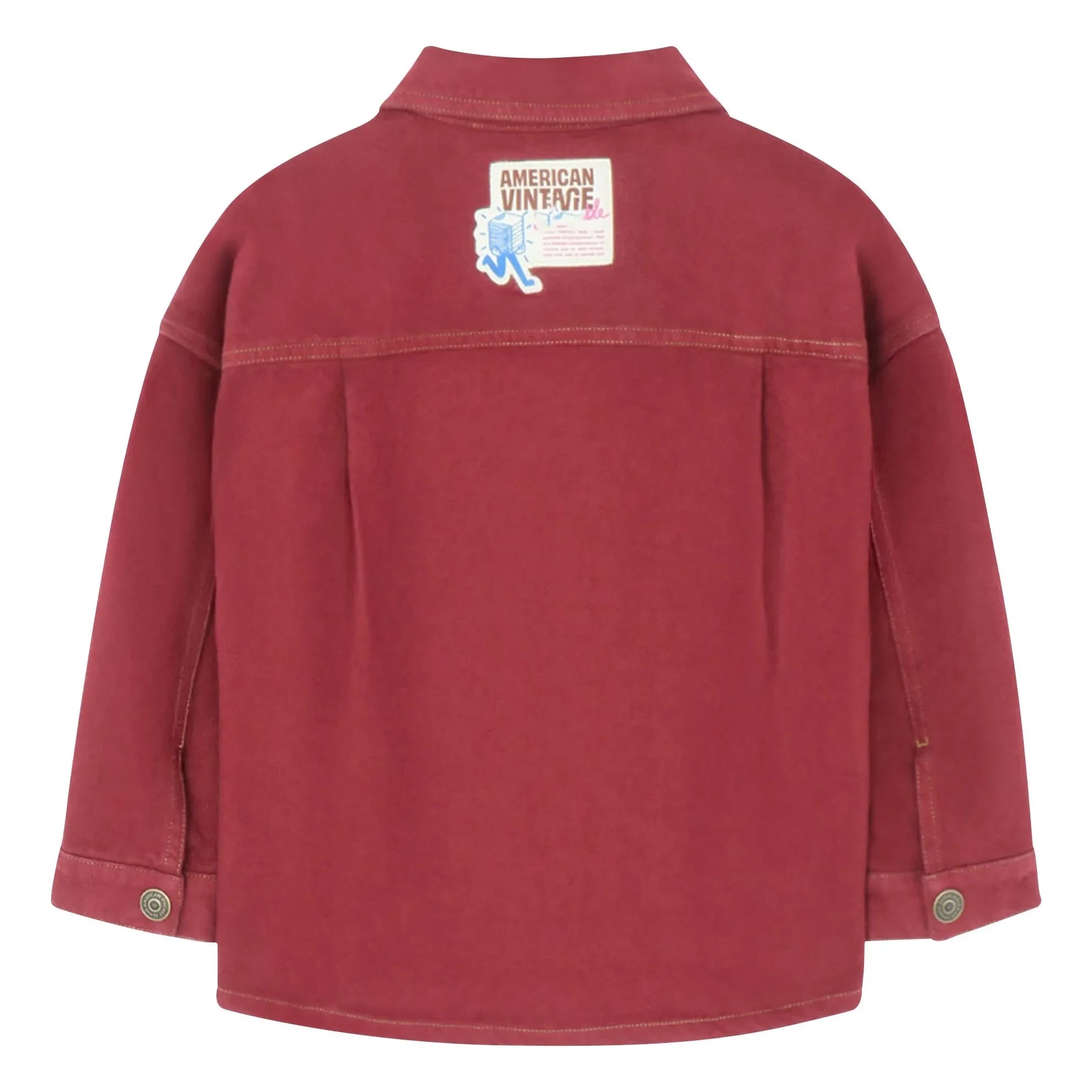 American Vintage - Colaboración American Vintage X Smallable - Chaqueta vaquera Spywood | Crimson