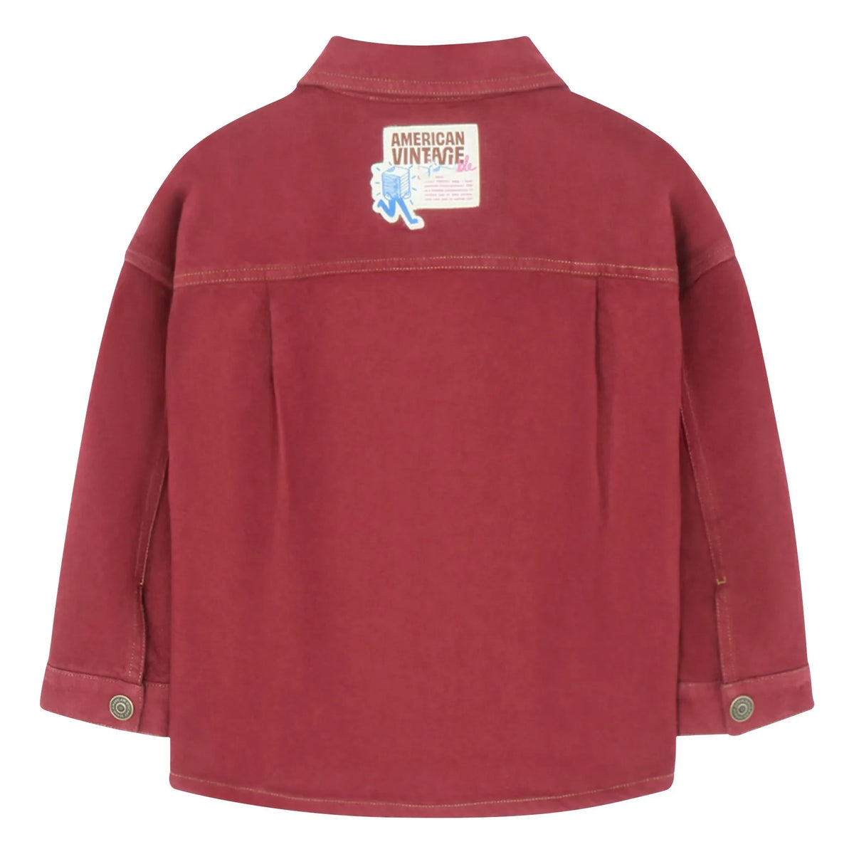 American Vintage - Colaboración American Vintage X Smallable - Chaqueta vaquera Spywood | Crimson