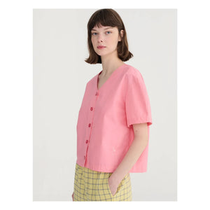 Bobo Choses - Blusa de algodón orgánico Paper Touch | Rosa