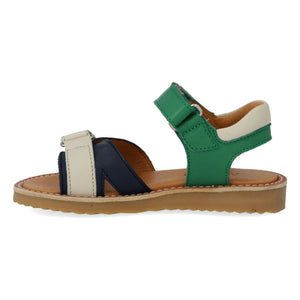 Angulus - Sandalias de doble tira | Verde Prado