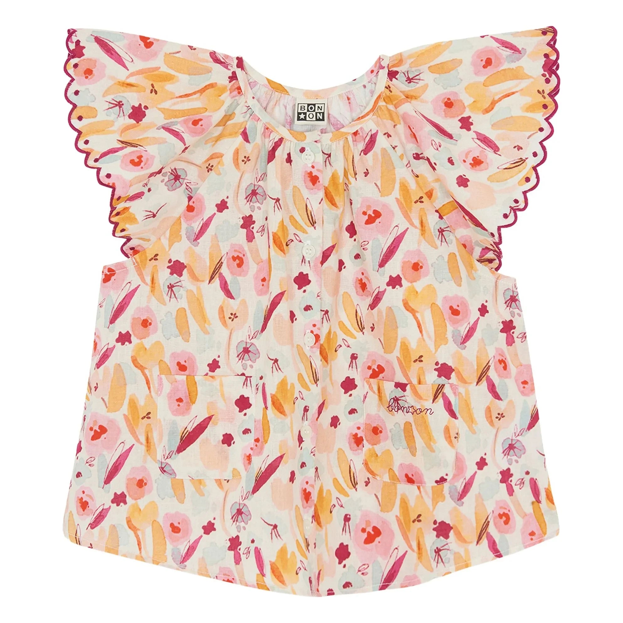 Bonton - Blusa Nuage Fleurie | Crudo
