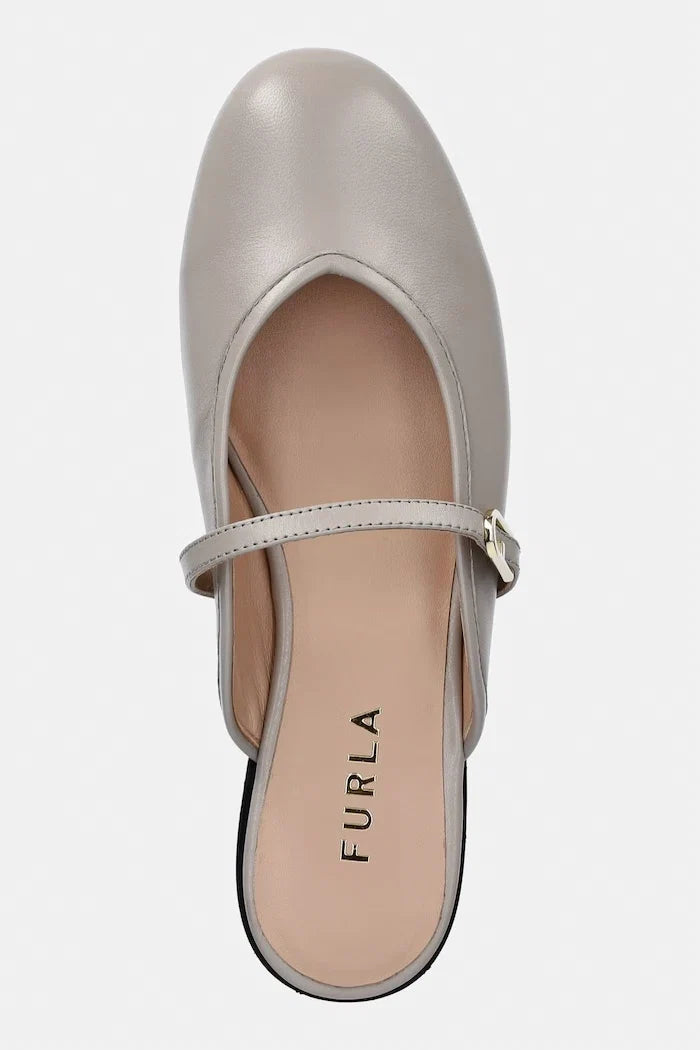 Chancla de Cuero para Mujer Furla Etoile