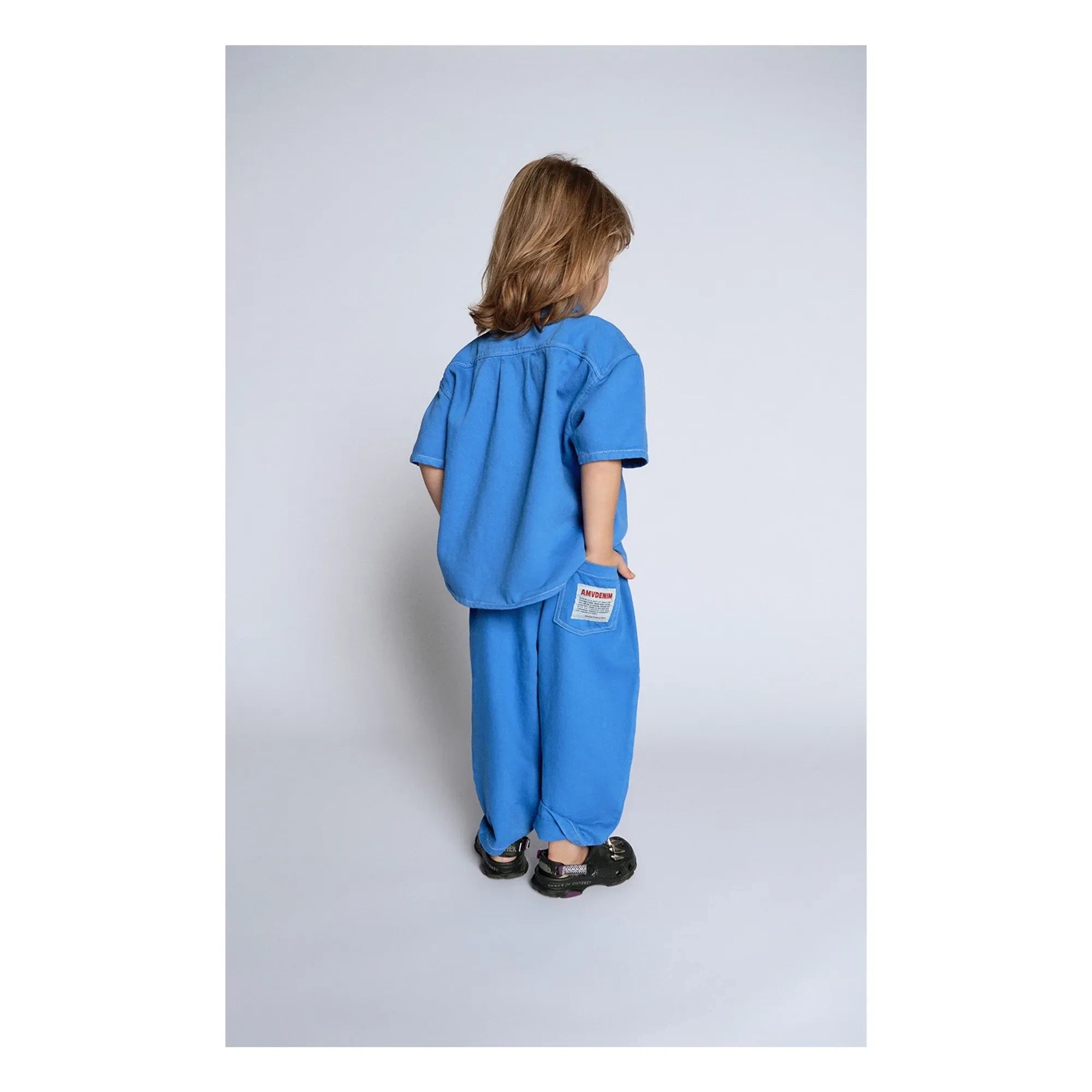 American Vintage - Pantalón vaquero de algodón orgánico Pusway | Azul