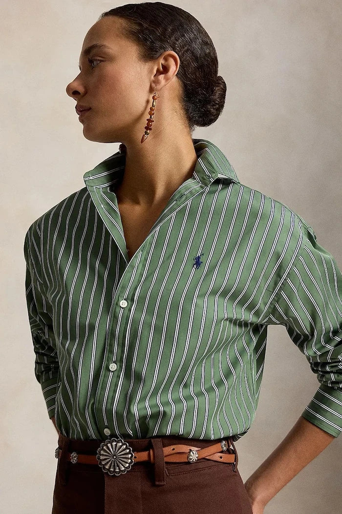 Polo Ralph Lauren Camisa de algodón para mujer