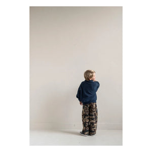 Jenest - Cameron organik pamuk polo yaka sweatshirt | Lacivert