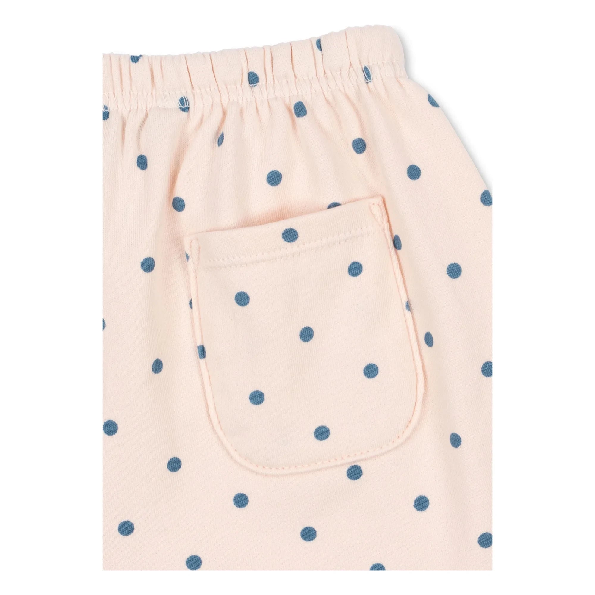 Konges Sløjd - Sudadera Corta Lunares Algodón Orgánico | Rosa Claro