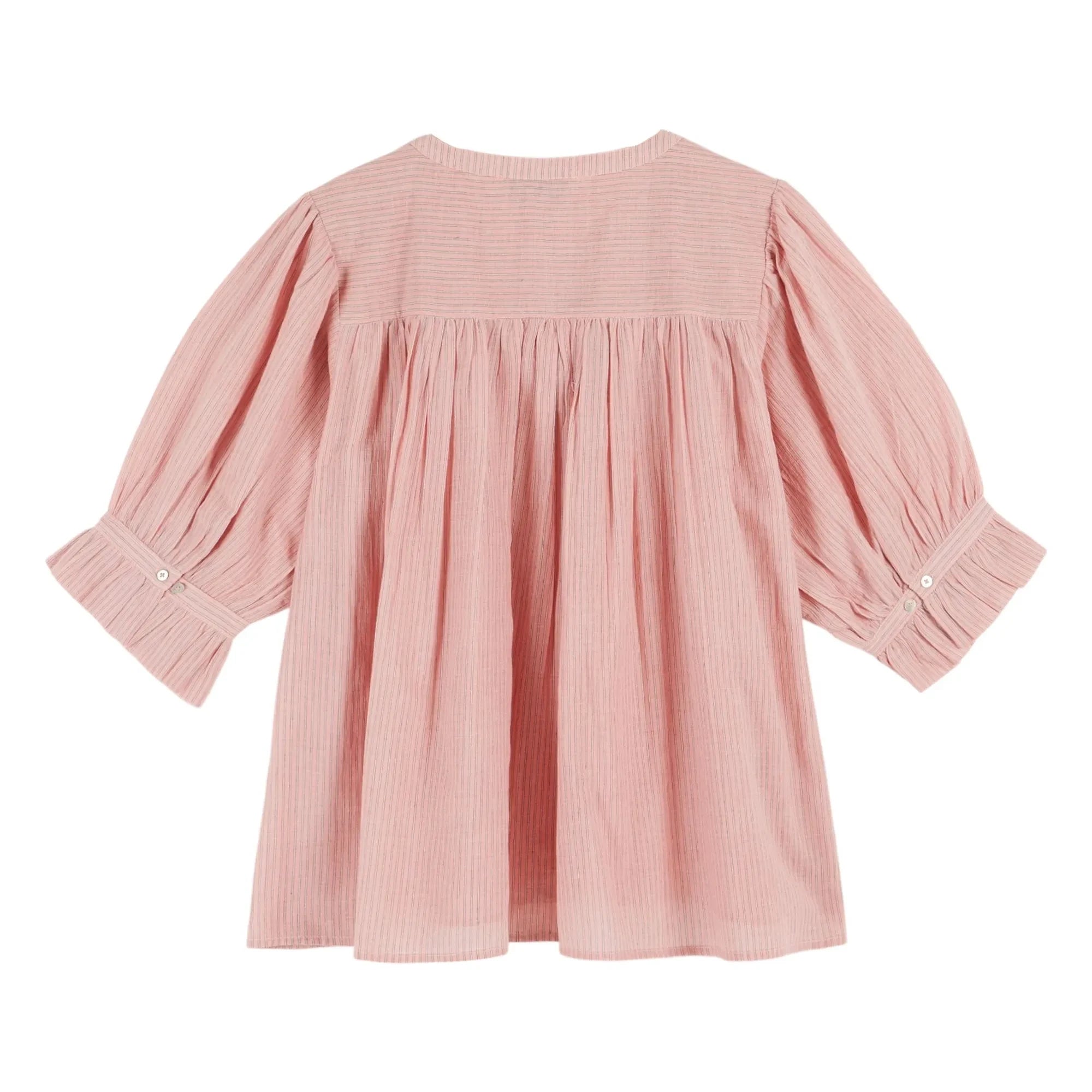 Emile et Ida - Blusa Rosa de Algodón Khadi
