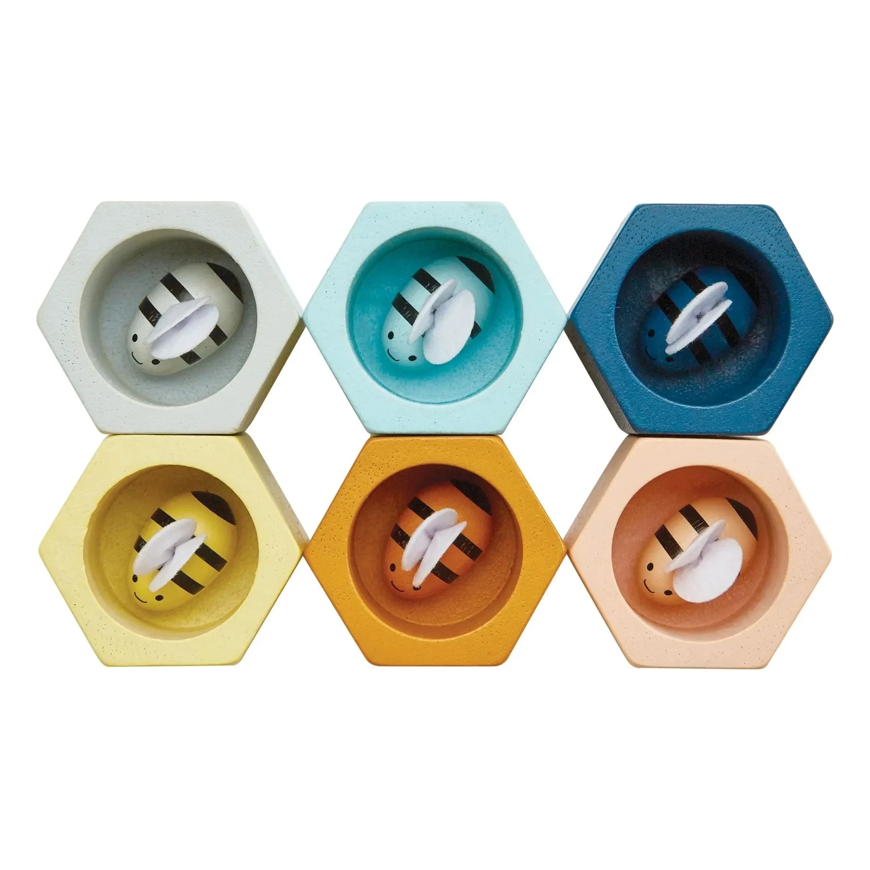 Plan Toys - Pinzas de panal de abeja