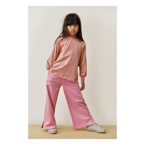 Gray Label - Pantalón de campana orgánico con aberturas | Rosa