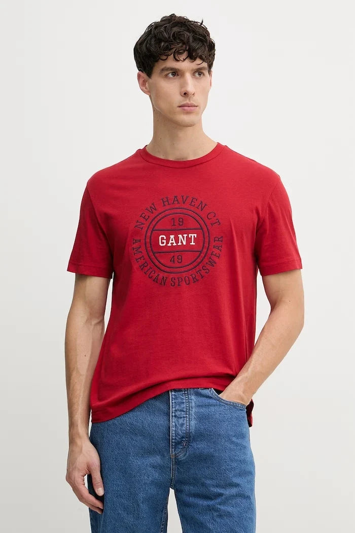 Camiseta de algodón para hombre Gant