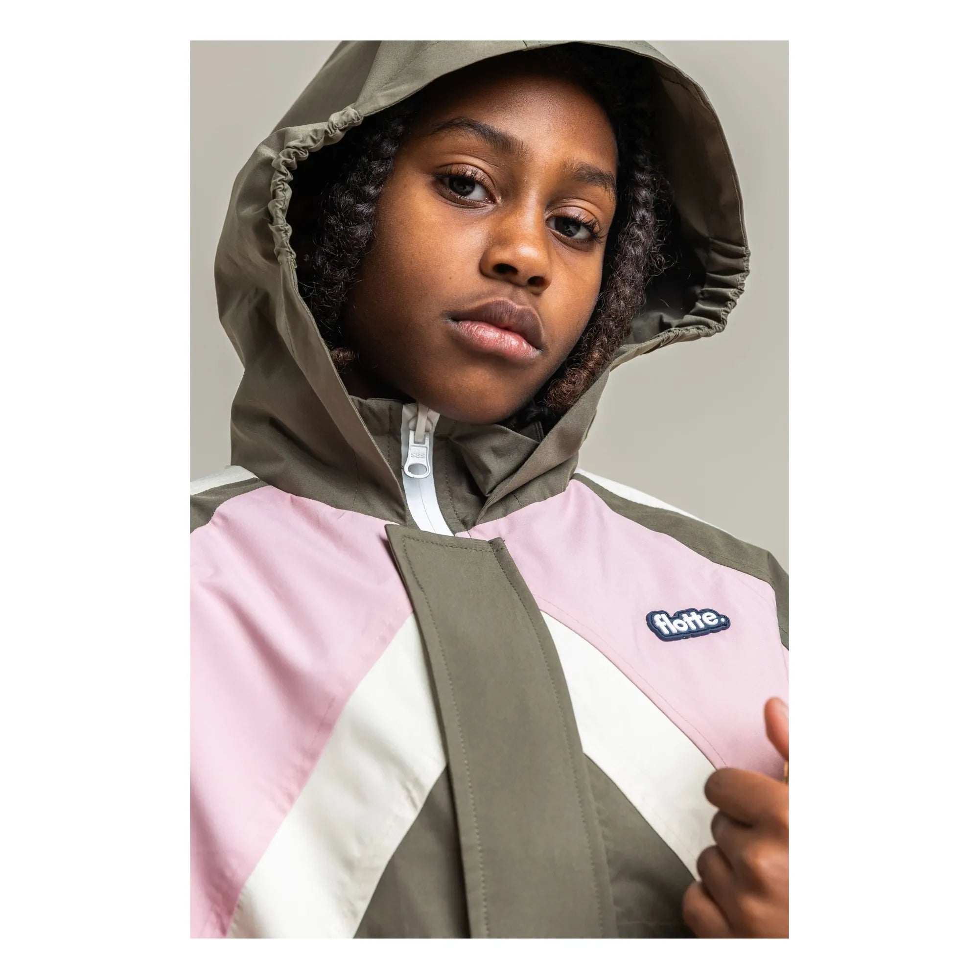 Flotte - Chaqueta impermeable Abbessito Fibras recicladas | Caqui