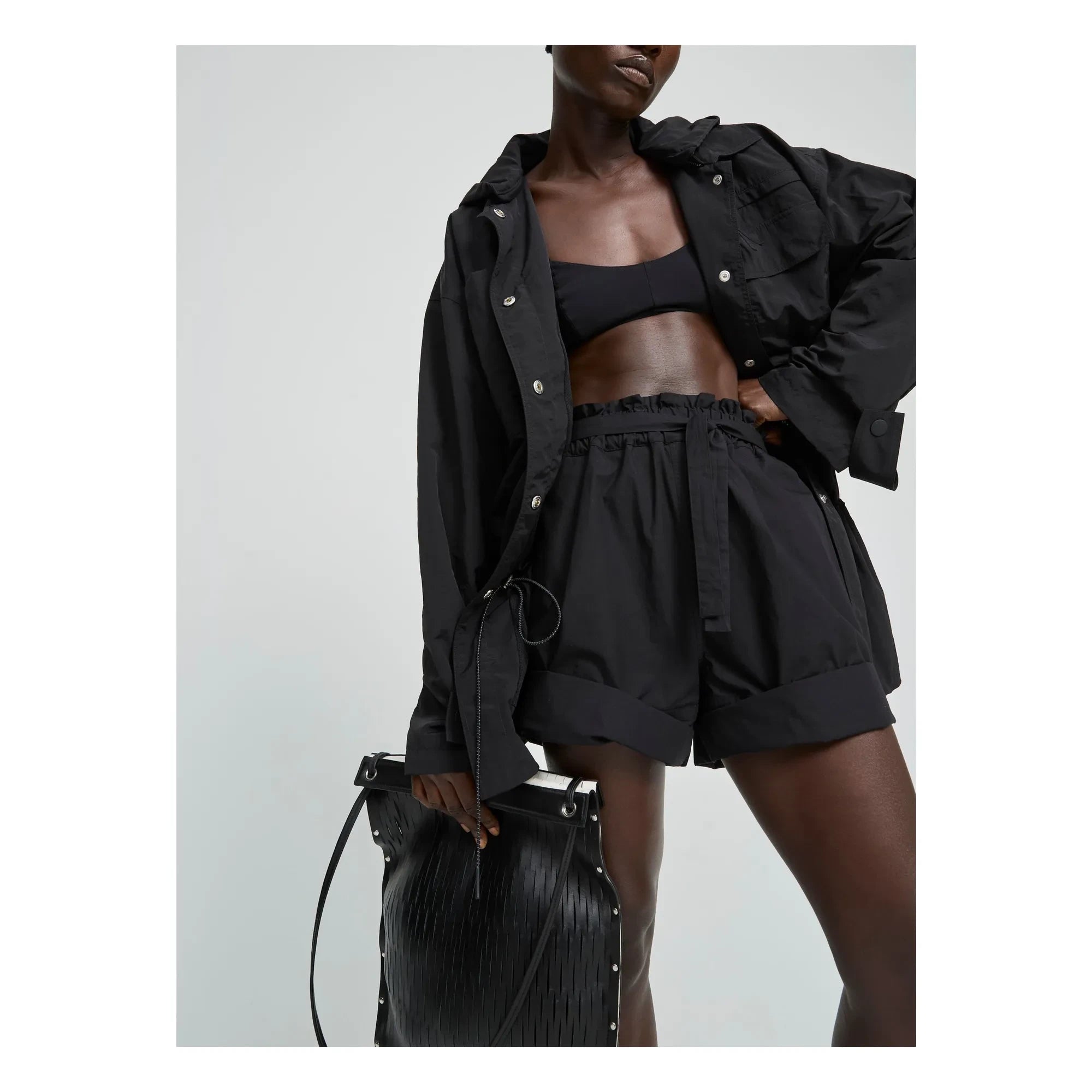 Laurence Bras - Babar Pantalón corto de algodón | Negro