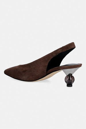 Weekend Max Mara Zapatos de tacón grueso de ante