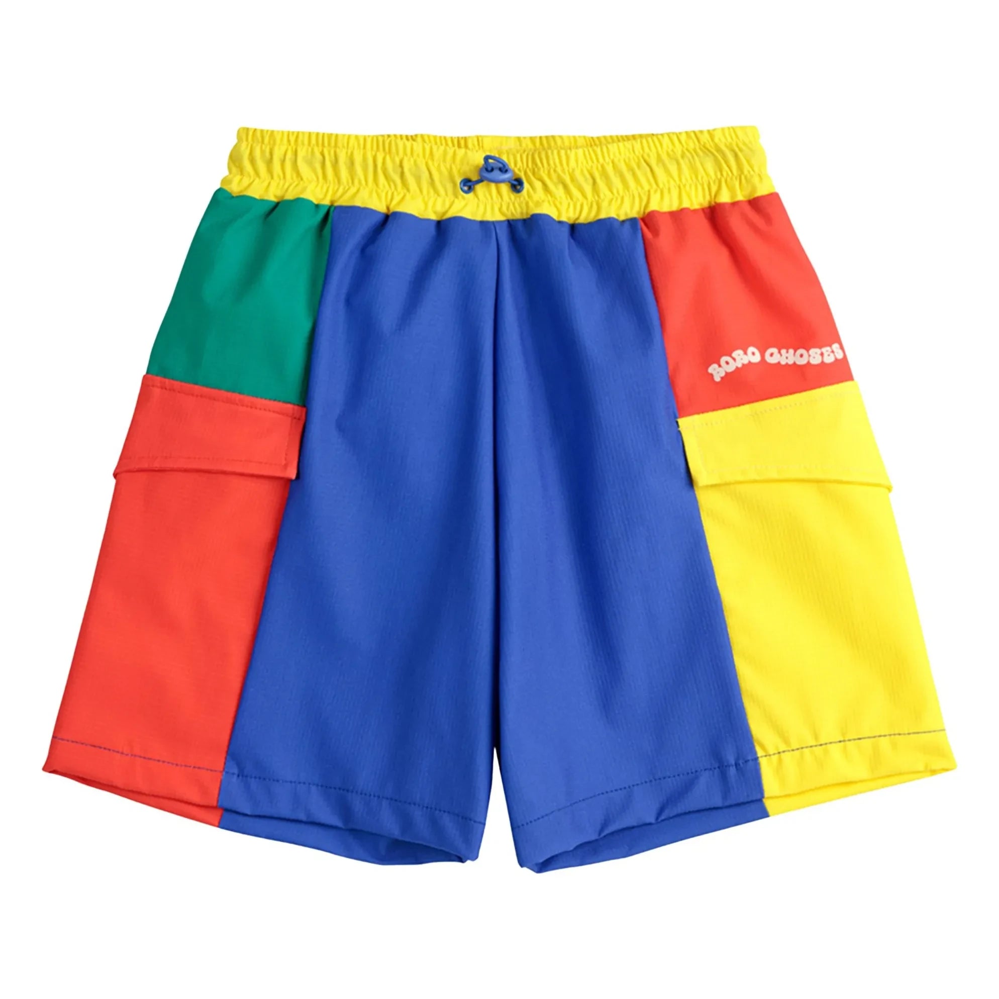 Bobo Choses - Bañador tipo bermuda con bloques de color | Azul