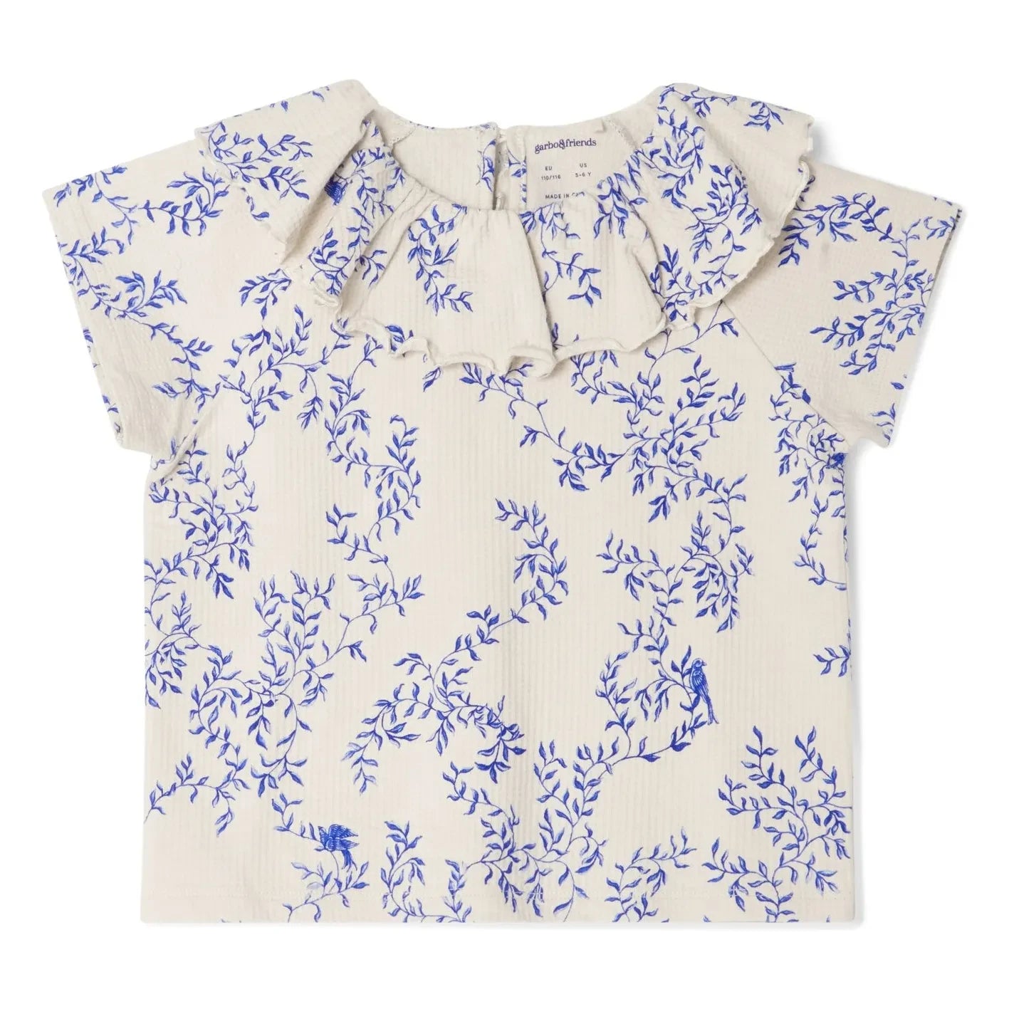 garbo&friends - Blusa de Algodón Orgánico Jardim | Crudo