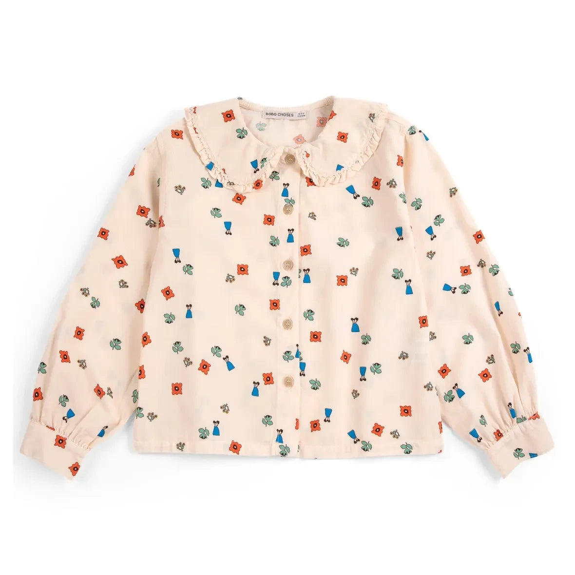 Bobo Choses - Organik Pamuklu Bluz | Ecru