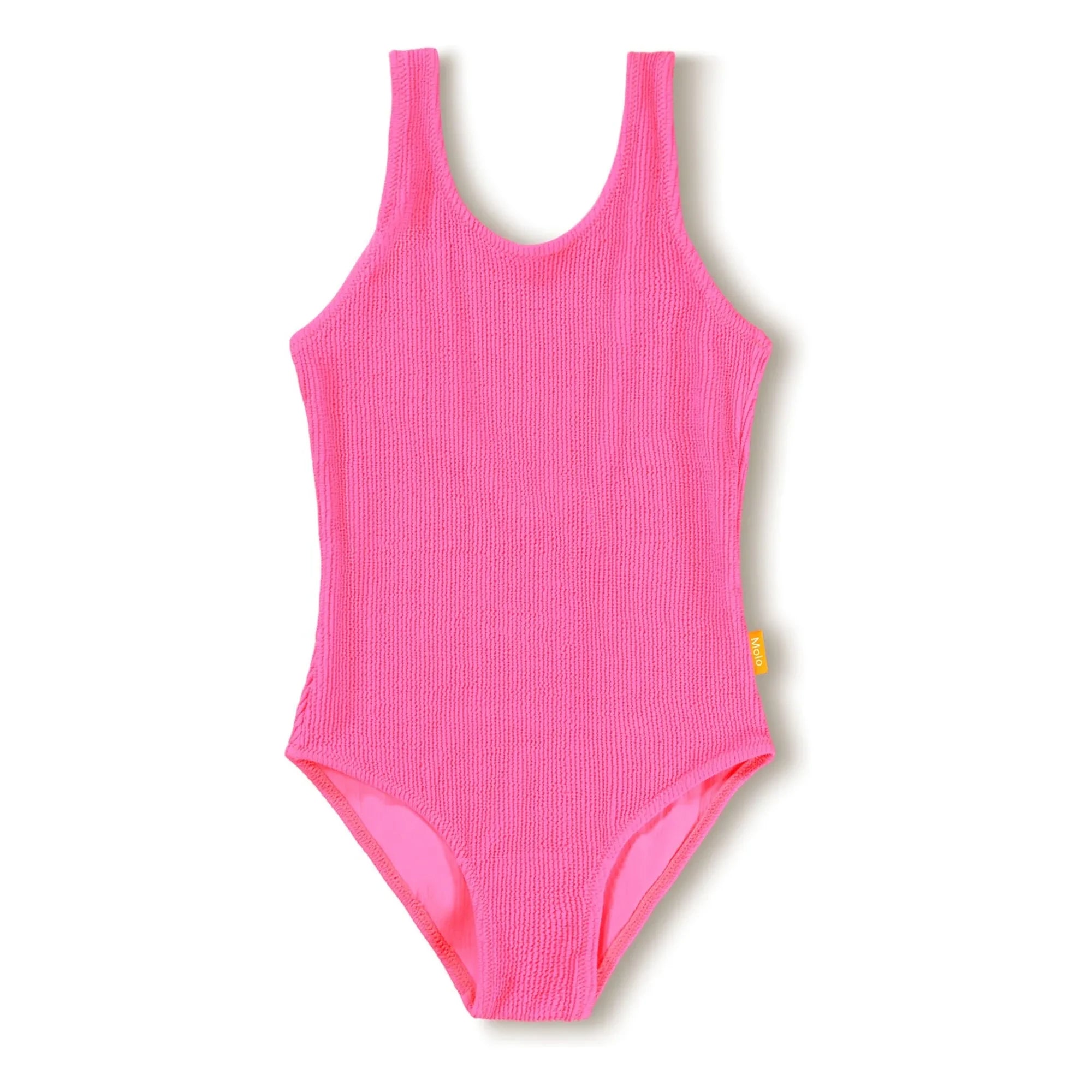 Molo - Bañador acanalado Nika Crepé Fibras recicladas | Fucsia