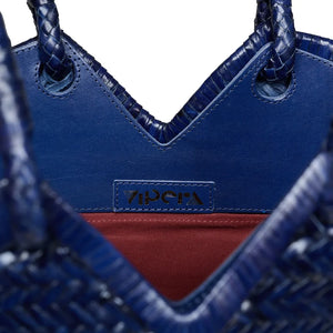 Vipera - Tote Crudelia de Piel | Azul marino