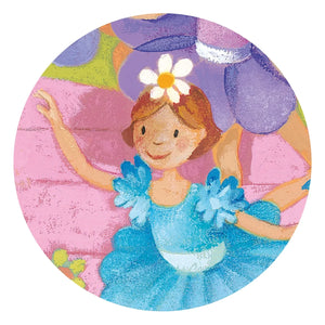 Djeco - Puzzle "Bailarina y Flor" - 36 Piezas