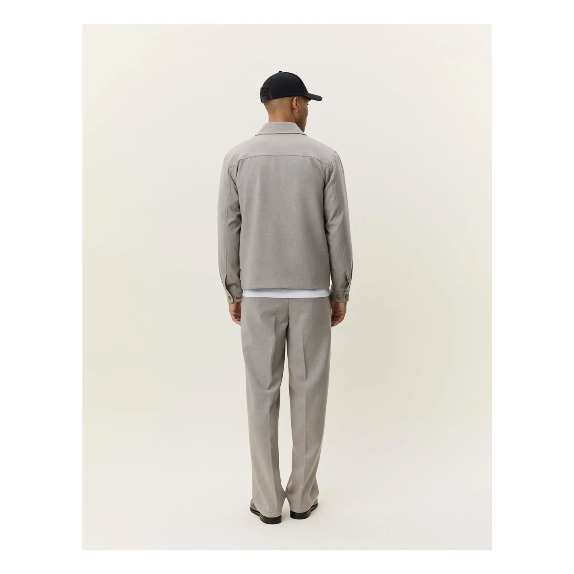 Les Deux - Chaqueta Check Hybrid | Marrón