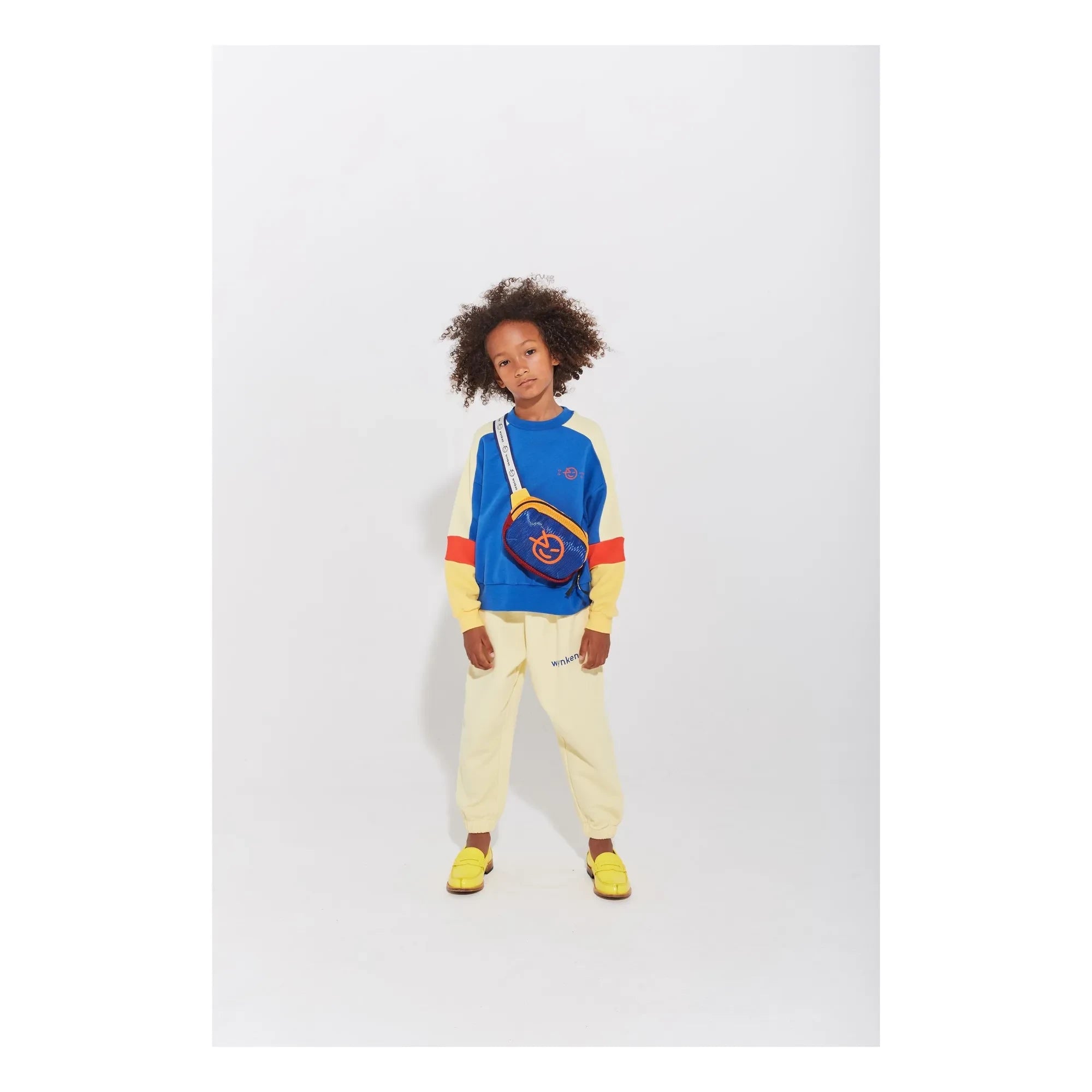Wynken - Pantalón jogger de algodón orgánico Wynken | Amarillo