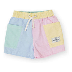 Goldie + Ace - Pantalones cortos de color en bloque | Rosa