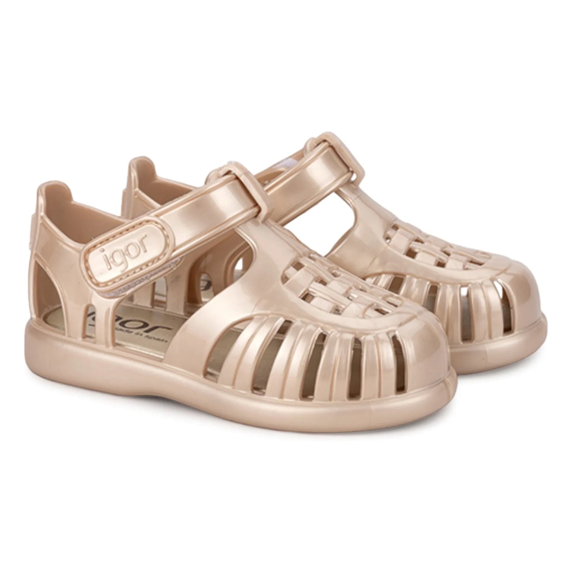 Igor - Zapatillas de Agua Tobby Brillante | Dorado