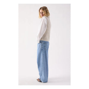 American Vintage - Cárdigan East Alpaca | Gris jaspeado