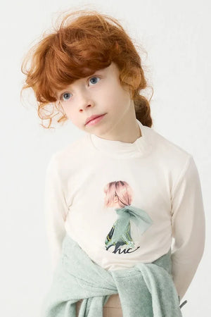 Blusa Mayoral de manga larga viscosa para niños
