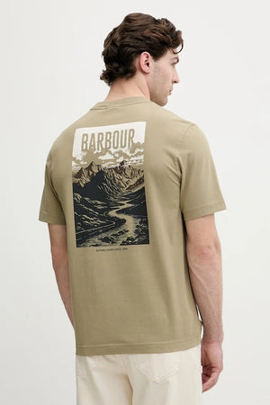 Camiseta de algodón para hombre Barbour