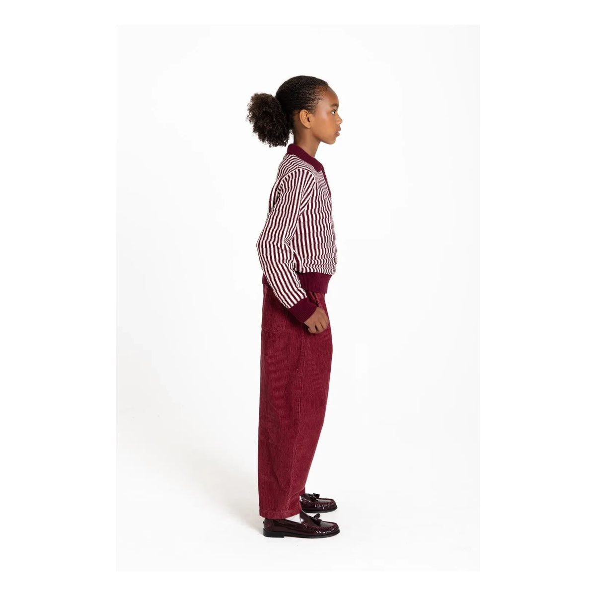 Smallable Kid - Pantalones Balloon Ginger | Rojo cereza