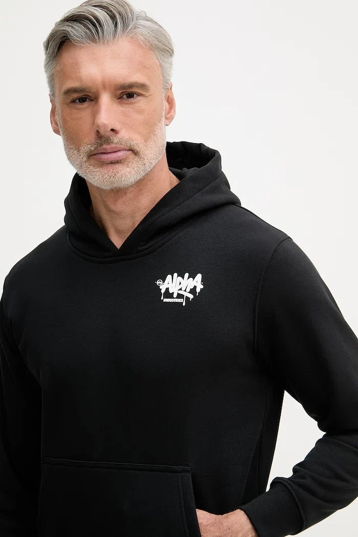 Sudadera con capucha de algodón Signature para hombre Alpha Industries