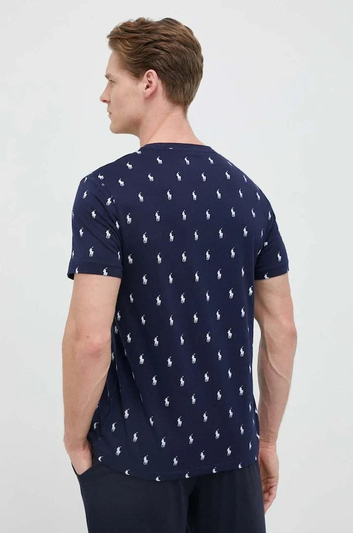 Top de pijama de algodón de manga corta Polo Ralph Lauren