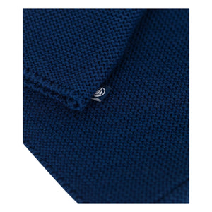 Petit Bateau - Cárdigan de algodón orgánico Barby | Azul marino