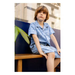 Louis Louise - Bermudas vaqueras Soho Hawaii | Azul Claro