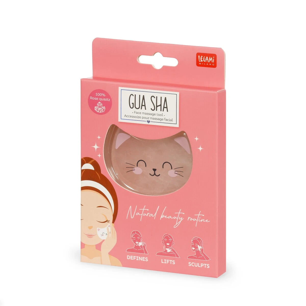 Legami - Accesorio de Masaje Facial - Gua Sha - Kitty