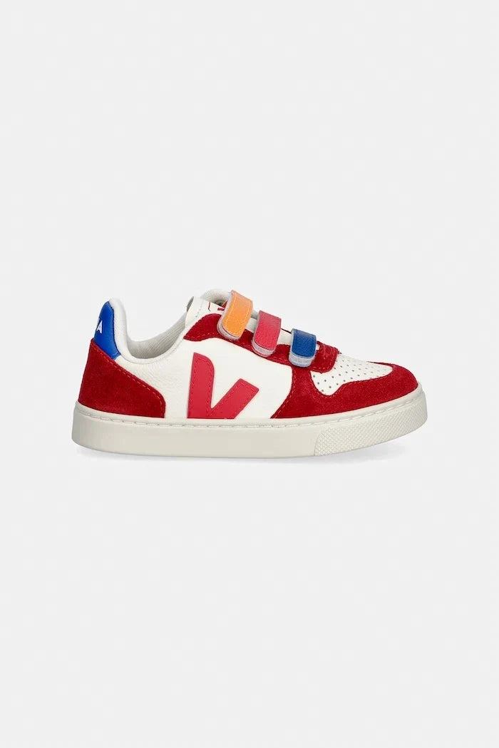 Zapatillas deportivas de piel Veja Small V-10 para niños